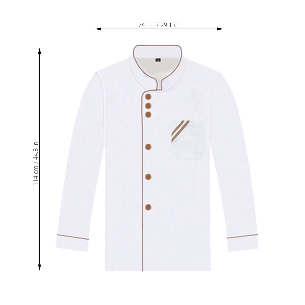 Long Sleeve Unisex Chef Jacket - Cooking Chef Xl incelemesi ve fiyatı