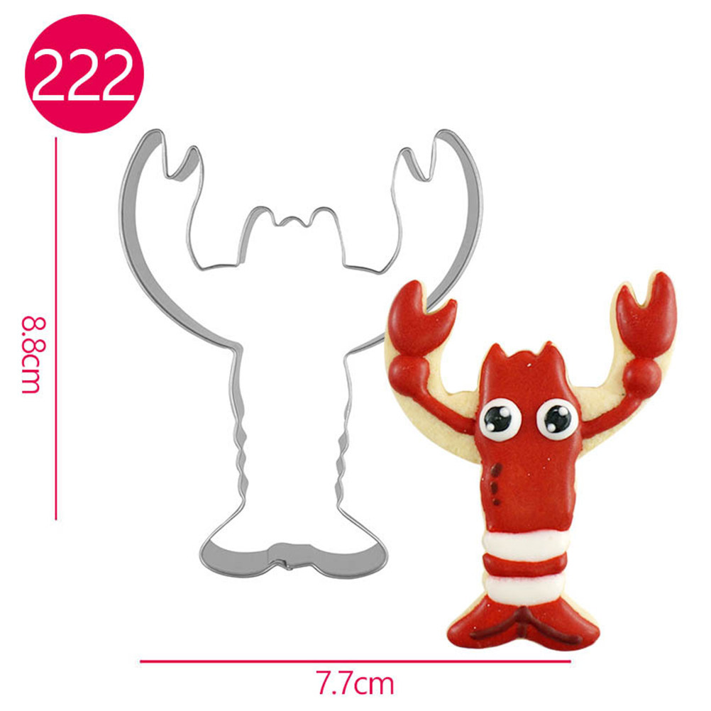 4pcs Lobster Shape Cookie Cutt - Baking Kitchen Design incelemesi ve fiyatı