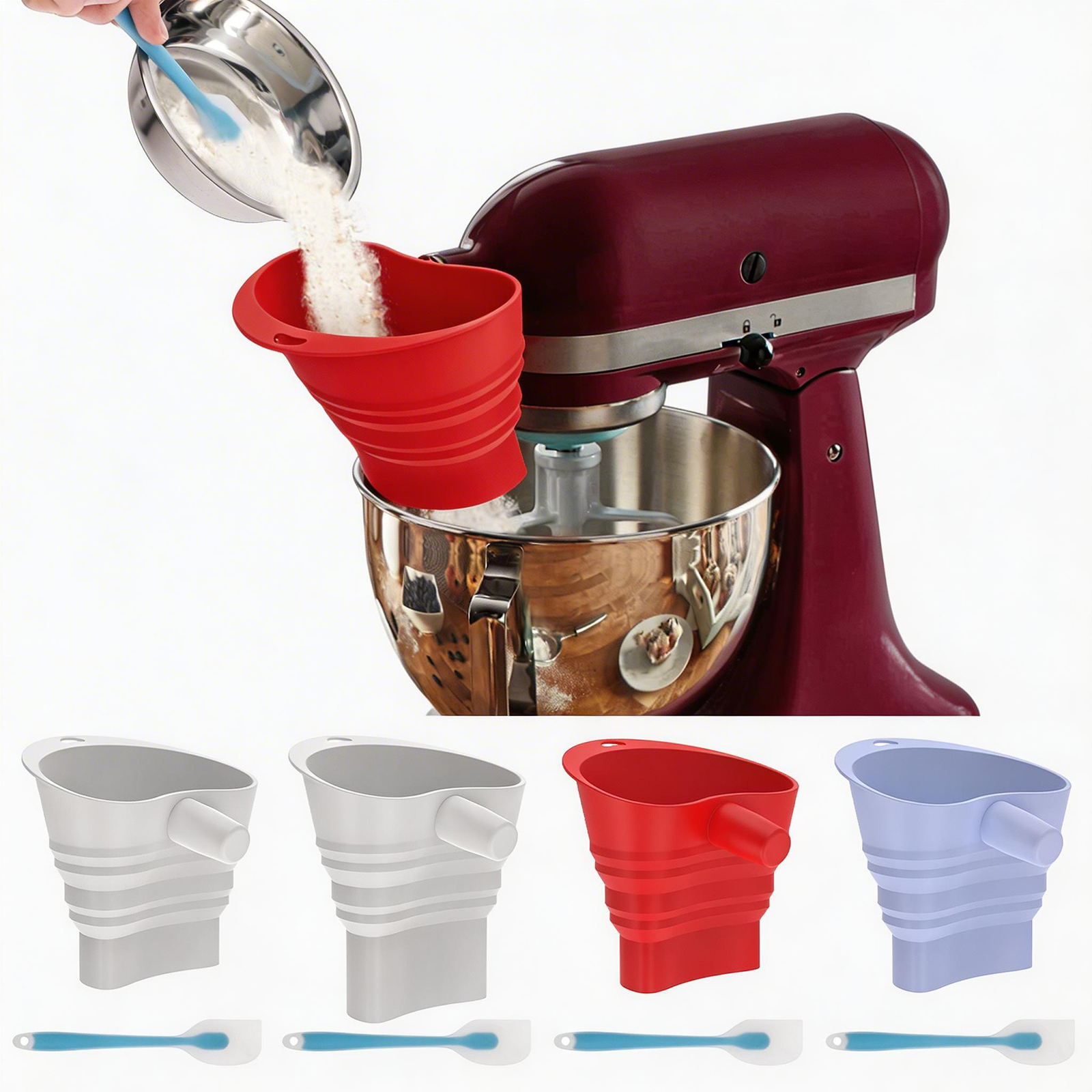 Flour Funnel Kitchen Aid Mixer - Kitchen Baking Aid incelemesi ve fiyatı