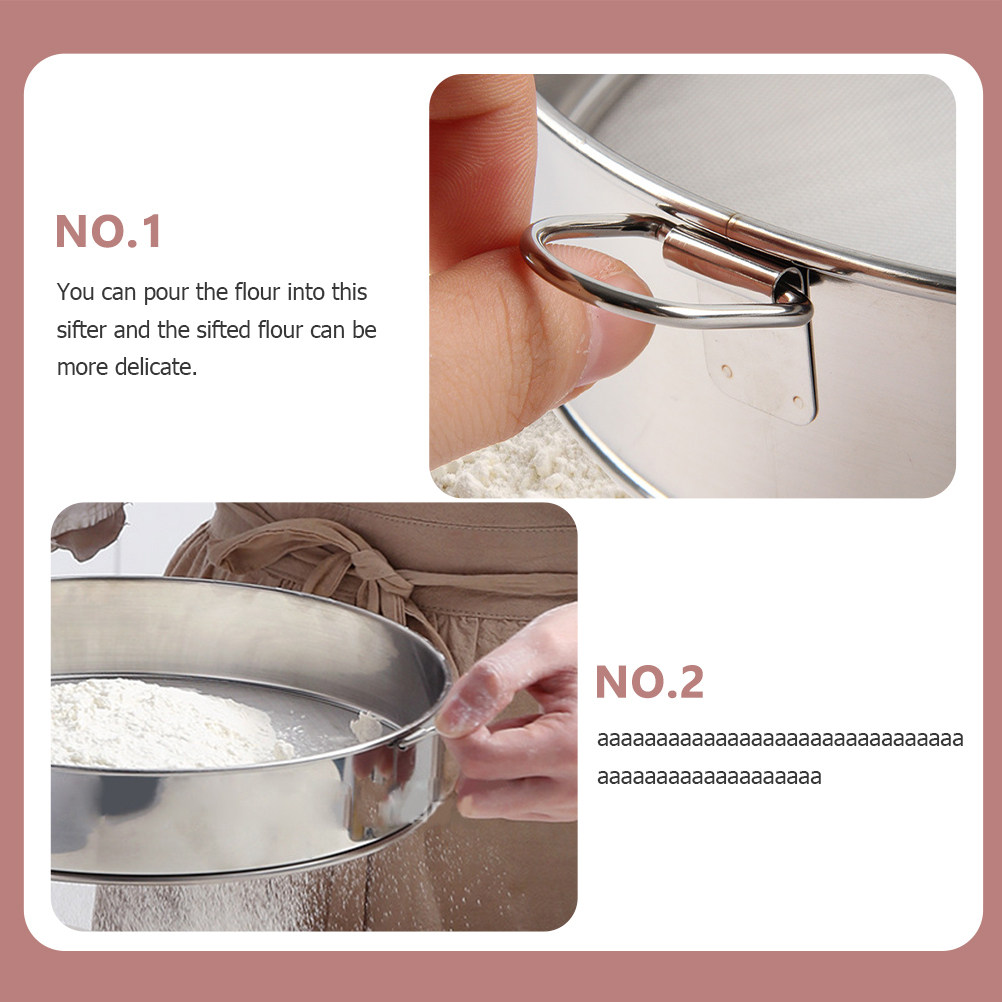 Flour Sifter Stainless Steel F - Baking Powder Kitchen incelemesi ve fiyatı