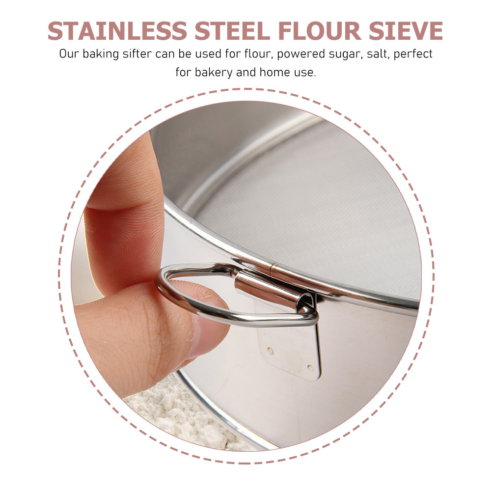 Flour Sifter Stainless Steel F - Baking Powder Kitchen incelemesi ve fiyatı