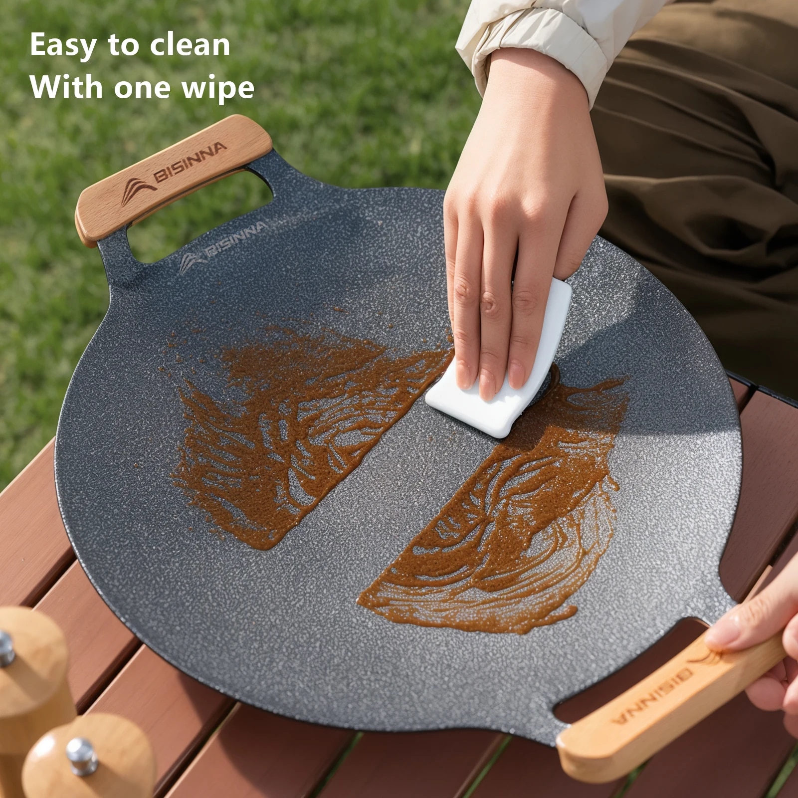 BISINNA 34CM Outdoor BBQ Grill - Kitchen Baking Sheets incelemesi ve fiyatı