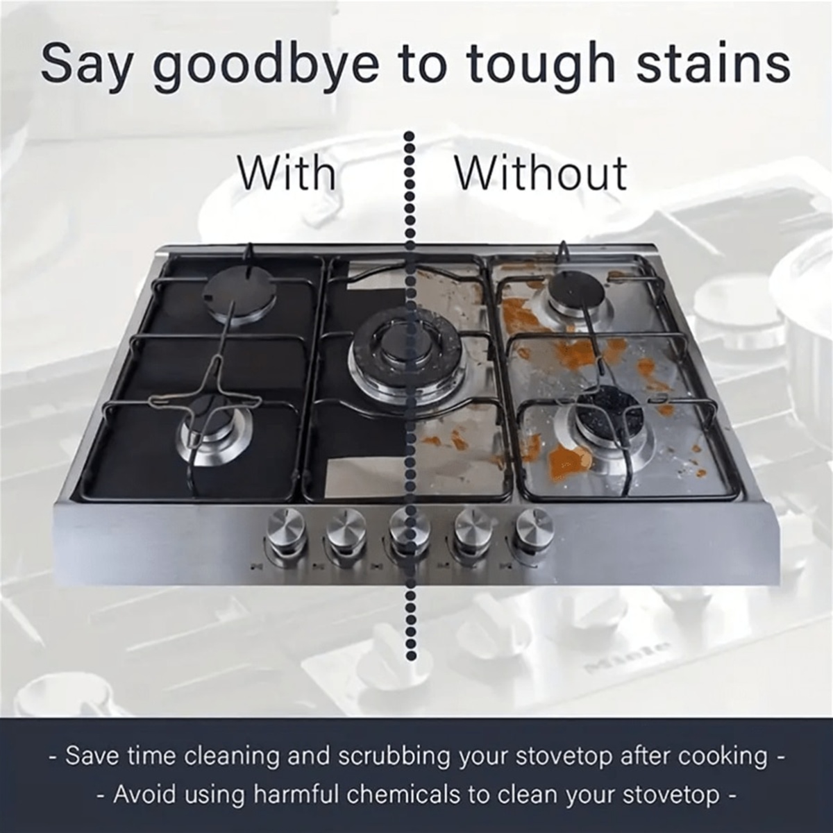 2PCS Teflon Gas Stove Cover, 0 - Kitchen Baking Supplies incelemesi ve fiyatı