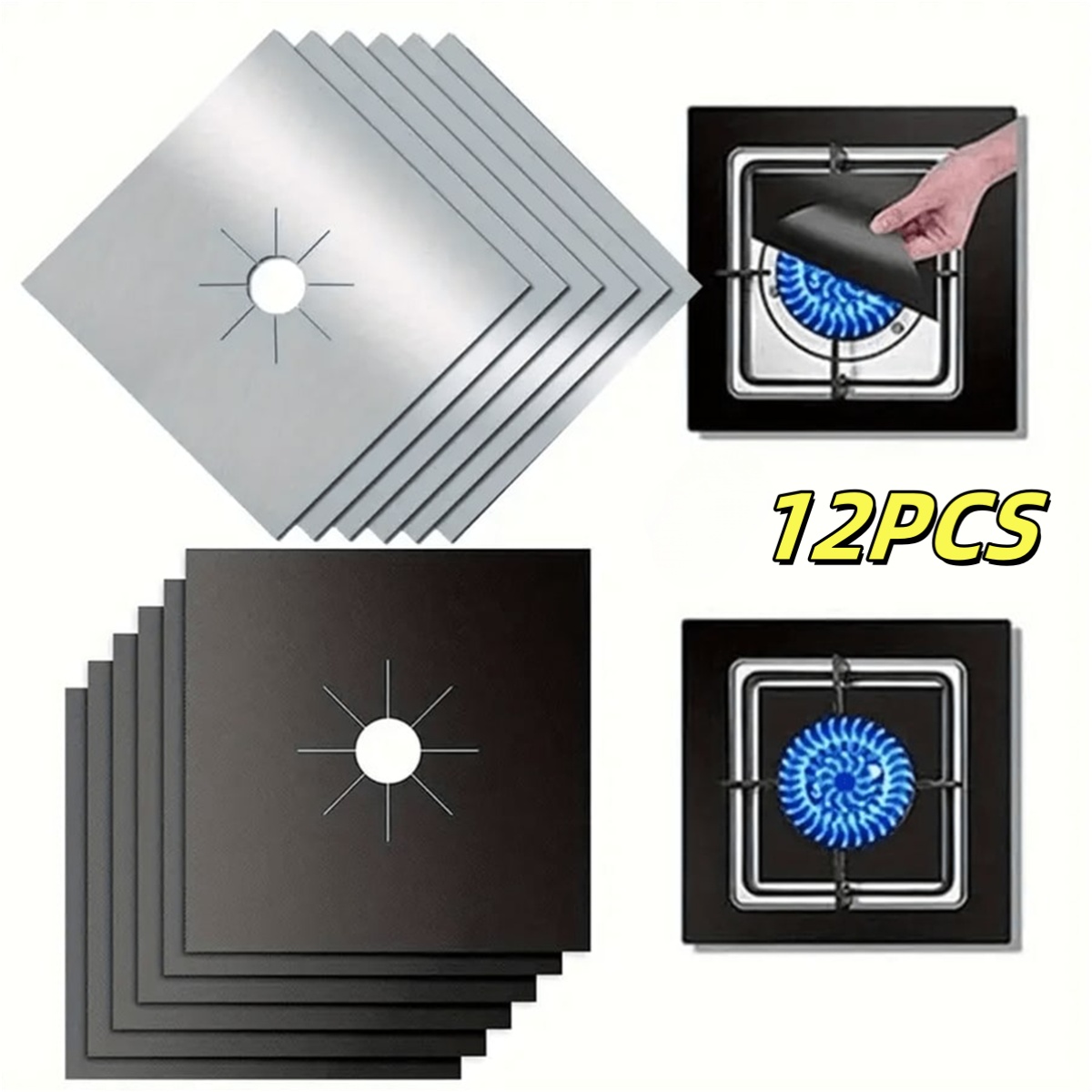 2PCS Teflon Gas Stove Cover, 0 - Kitchen Baking Supplies incelemesi ve fiyatı
