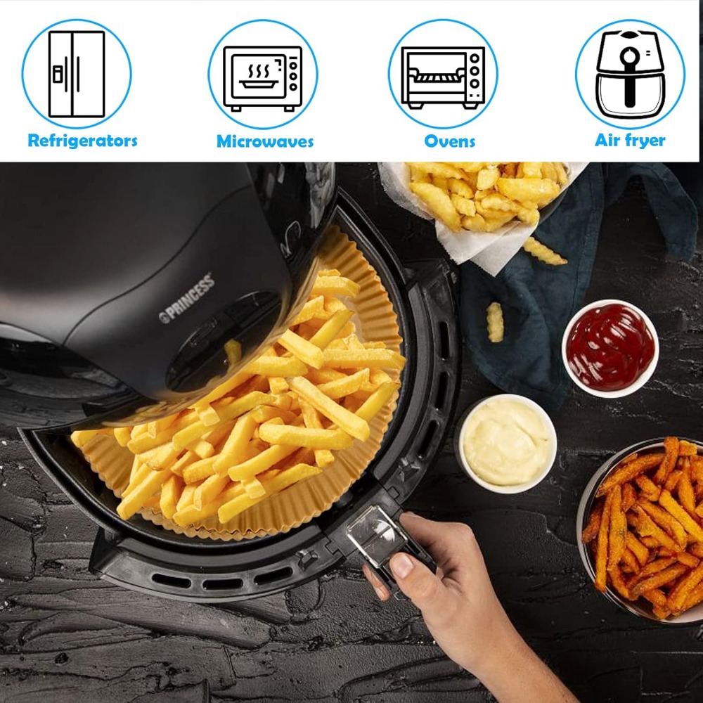 50/100pcs Air Fryer Disposable - Kitchen Baking Sheets incelemesi ve fiyatı