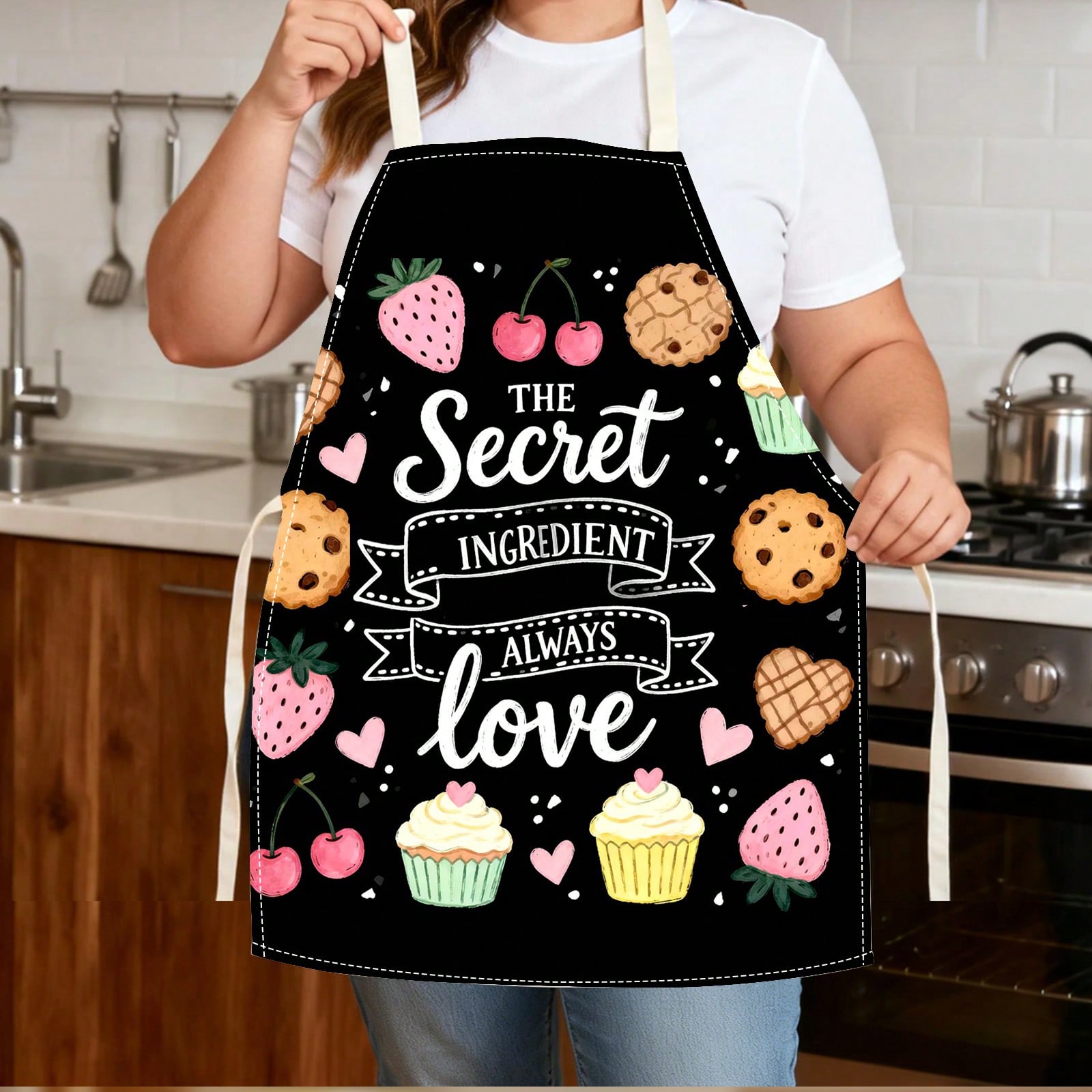 Warm Pink And Black Dessert He - Kitchen Baking Area Ideas incelemesi ve fiyatı