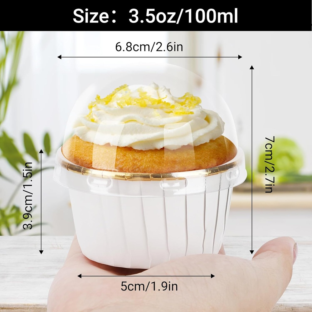 50 pcs Muffins Cup Paper Cupca - Kitchen Baking Supplies incelemesi ve fiyatı