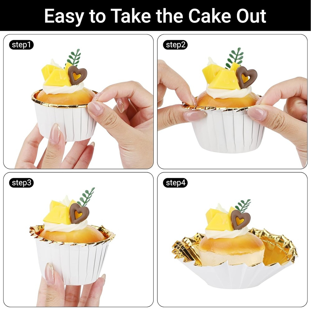 50 pcs Muffins Cup Paper Cupca - Kitchen Baking Supplies incelemesi ve fiyatı