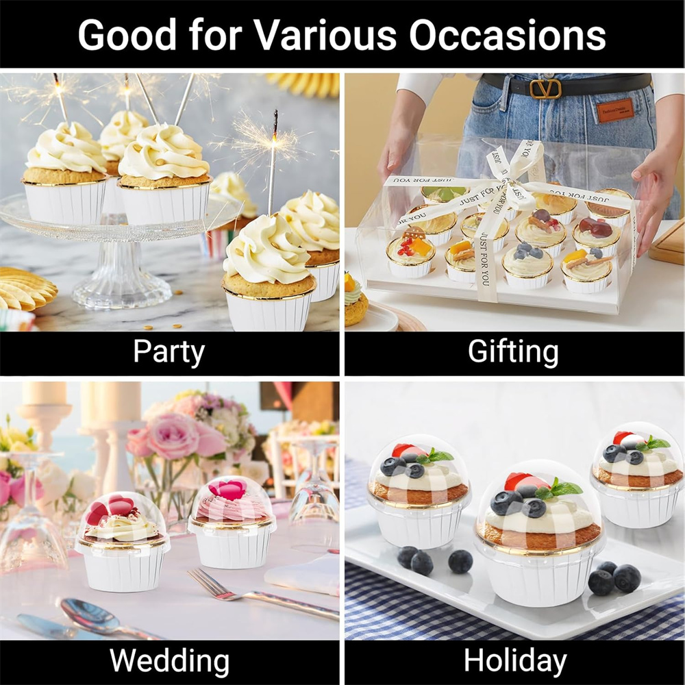 50 pcs Muffins Cup Paper Cupca - Kitchen Baking Supplies incelemesi ve fiyatı