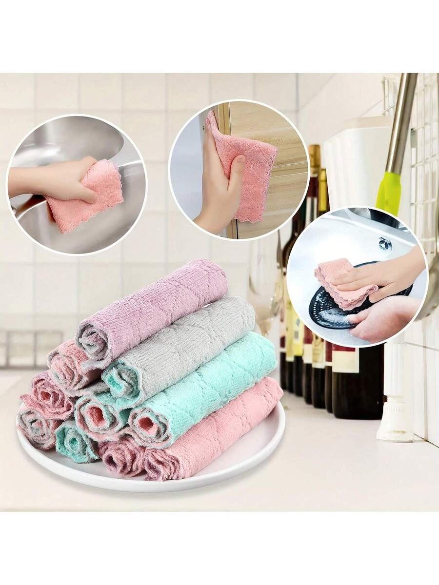 10pcs Kitchen Towels Set Dishc - Kitchen Baking Supplies incelemesi ve fiyatı