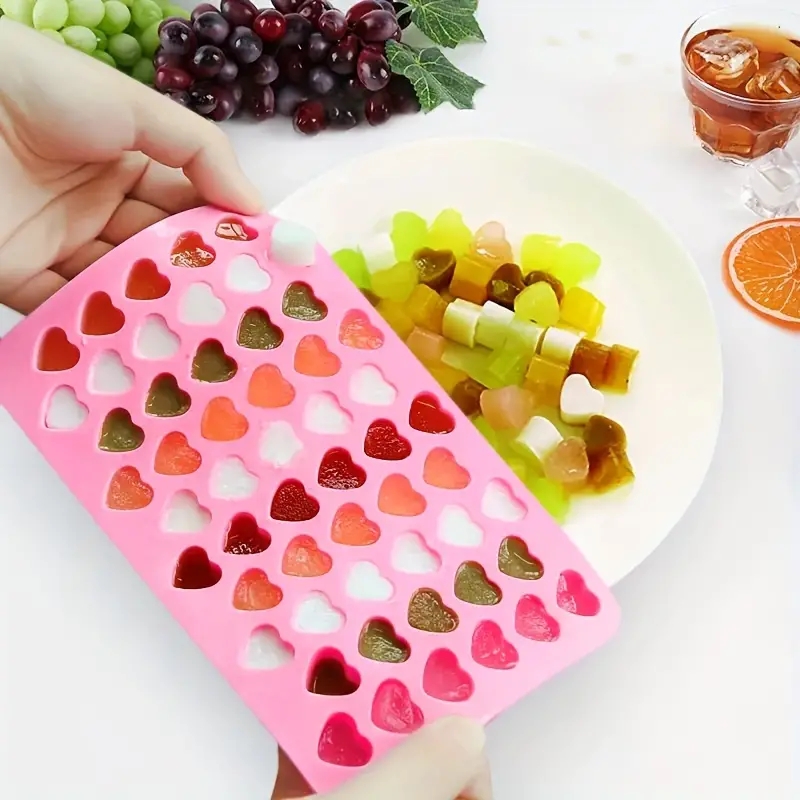 55 Mini Heart Shapes Silicone  - Mini Kitchen Baking incelemesi ve fiyatı