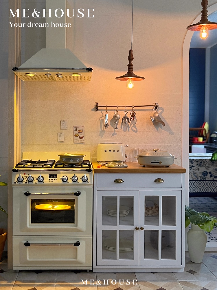 1:6 Alloy Stove Oven Range Hoo - Mini Kitchen Baking incelemesi ve fiyatı