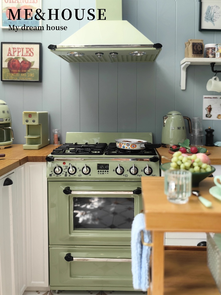 1:6 Alloy Stove Oven Range Hoo - Mini Kitchen Baking incelemesi ve fiyatı