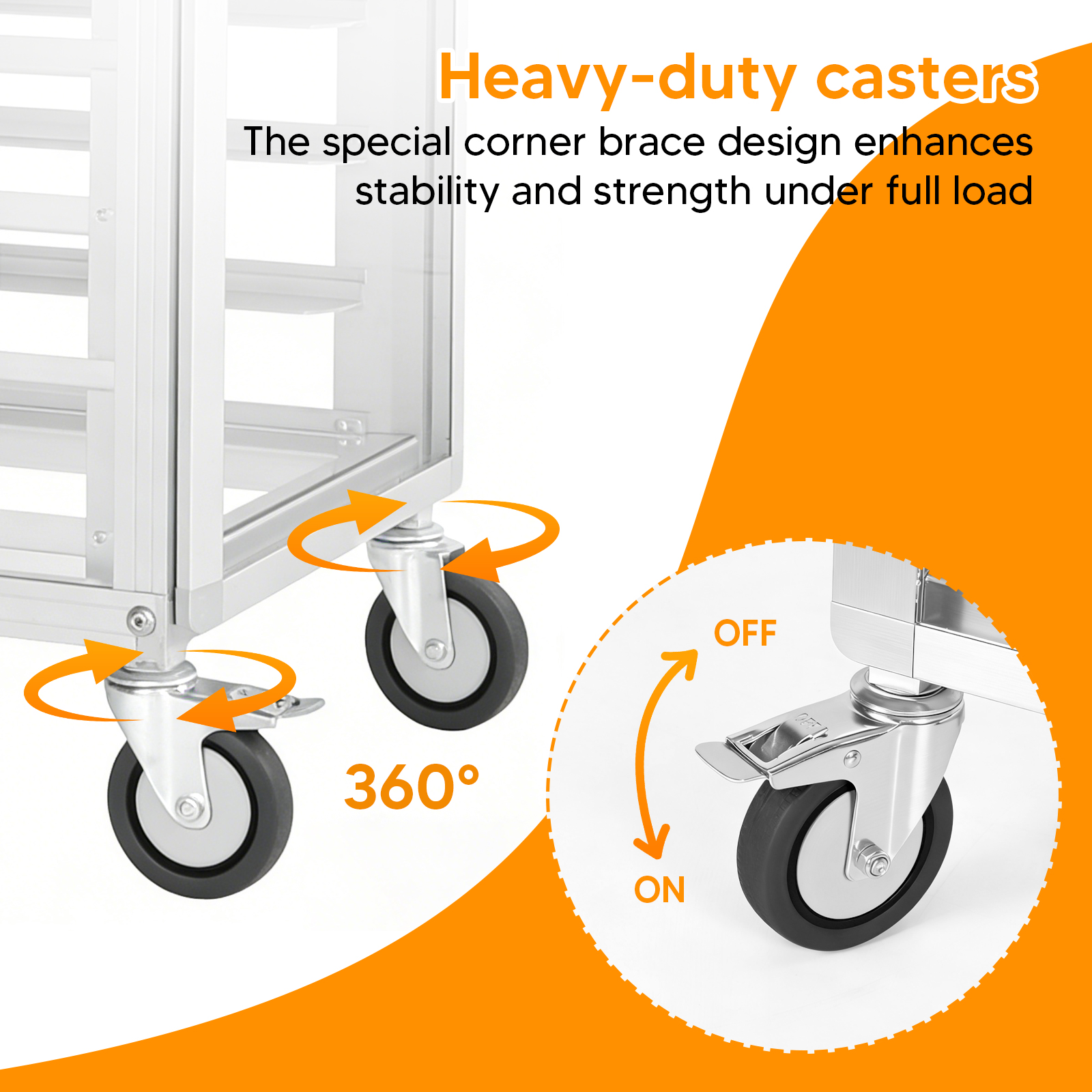 18 Tiers Bun Rack with Wheels  - Commercial Kitchen Baking Equipment incelemesi ve fiyatı