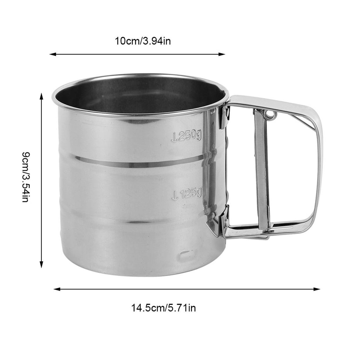 Sifter Strainer Stainless Stee - Baking Powder Kitchen incelemesi ve fiyatı