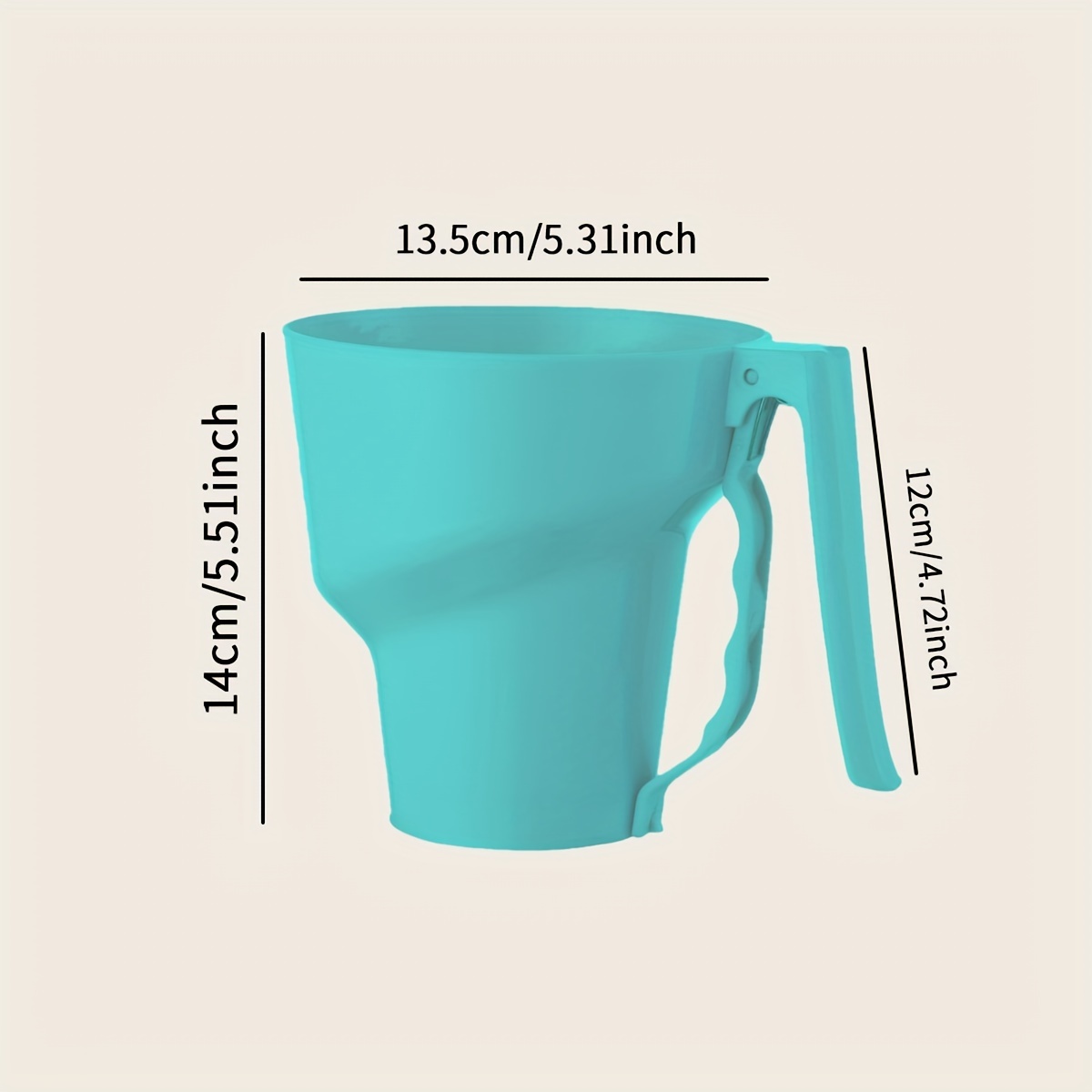 1pc-Plastic Hand-held Powder S - Baking Powder Kitchen incelemesi ve fiyatı