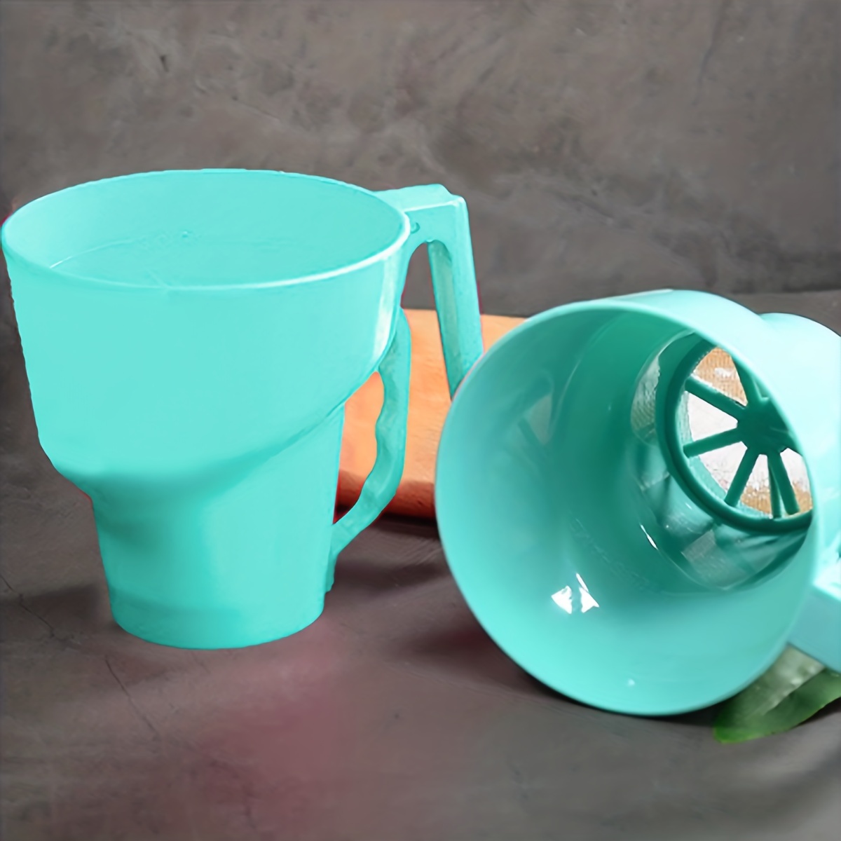 1pc-Plastic Hand-held Powder S - Baking Powder Kitchen incelemesi ve fiyatı