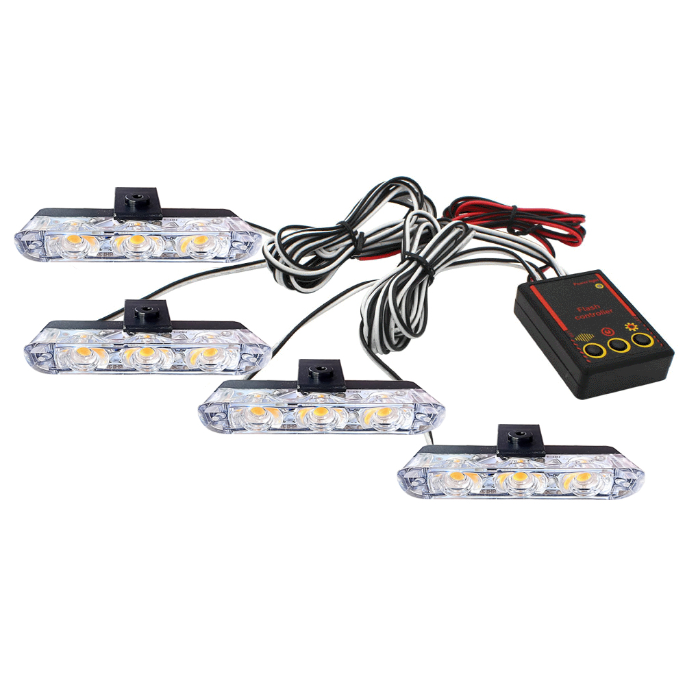 12V Car Grille Strobe Light He - Mini Kitchen Baking incelemesi ve fiyatı