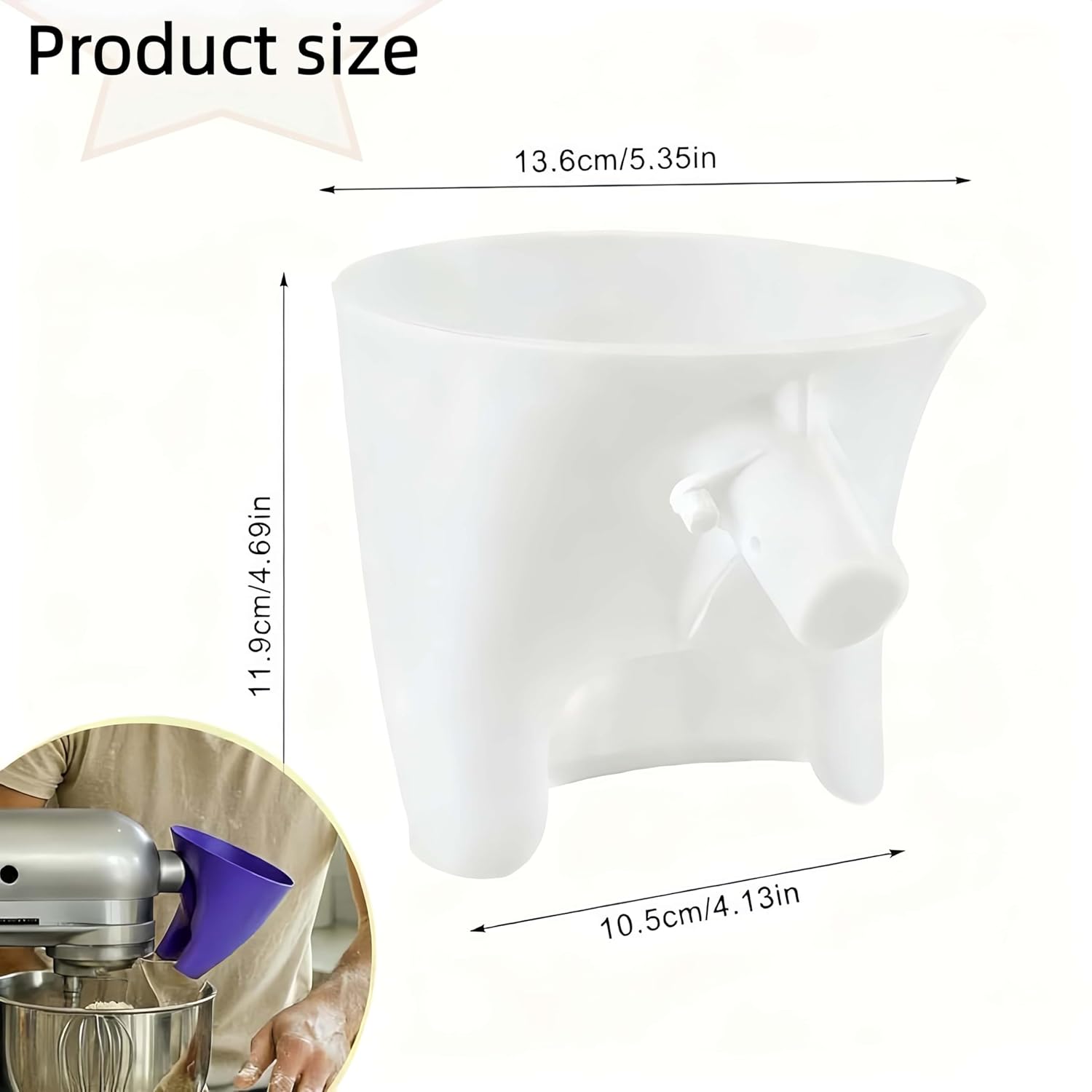 Flour Funne Mixer for Kitchen  - Kitchen Baking Aid incelemesi ve fiyatı
