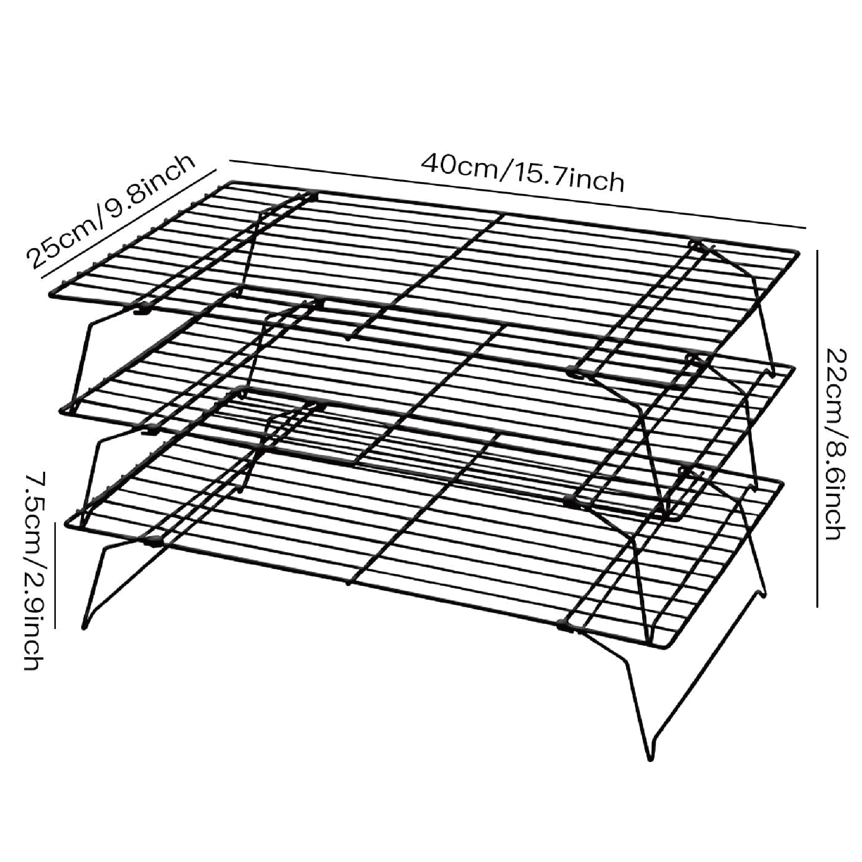 3-Tier Cooling Racks, Stackabl - Kitchen Baking Supplies incelemesi ve fiyatı