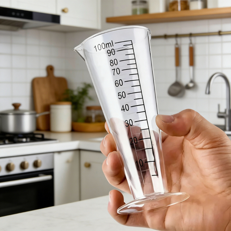 1pc 100ml Plastic Measuring Cu - Kitchen Baking Cooking incelemesi ve fiyatı