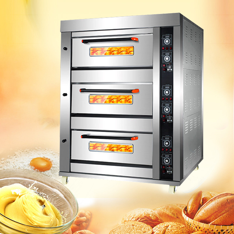 Guangzhou 3 Deck 6 Trays Comme - Commercial Kitchen Baking Equipment incelemesi ve fiyatı
