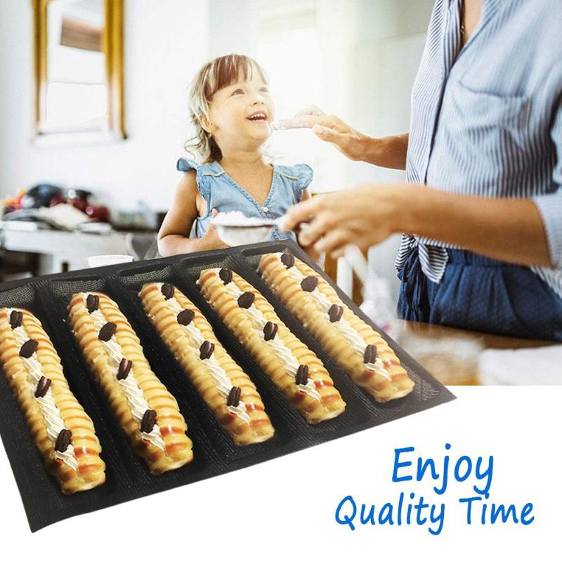 5 Cavity Hoagie Rolls Pan Nons - Kitchen Essentials Baking Tray incelemesi ve fiyatı