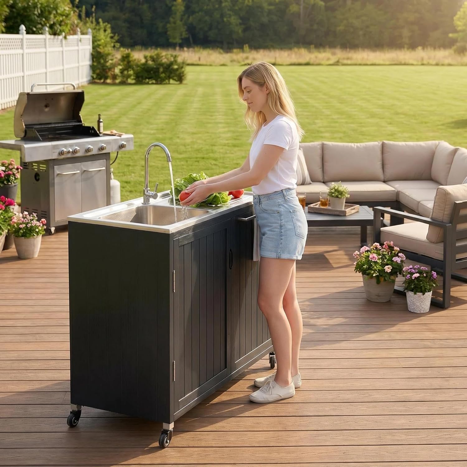Outdoor Kitchen Island with 30 - Kitchen Queen incelemesi ve fiyatı