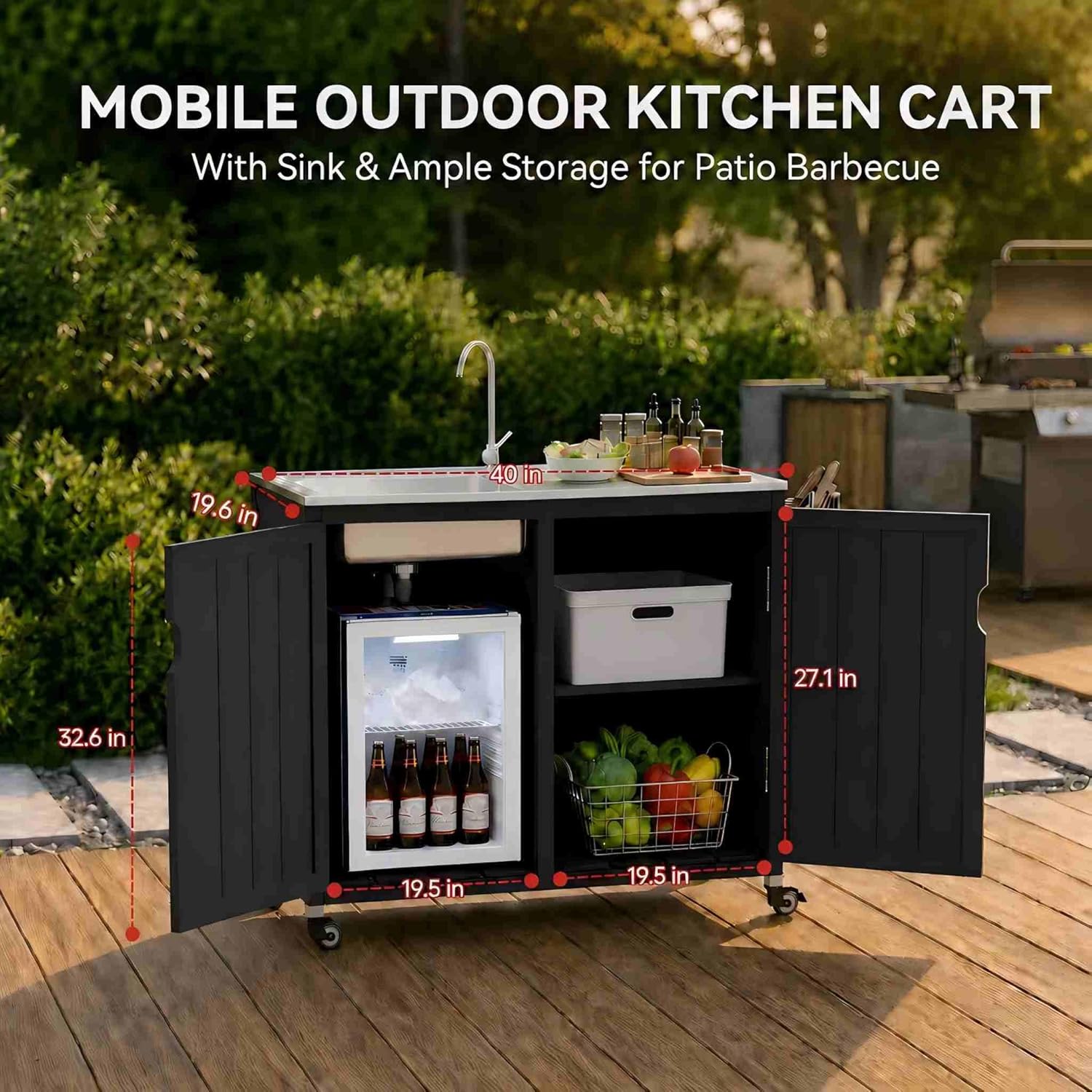 Outdoor Kitchen Island with 30 - Kitchen Queen incelemesi ve fiyatı