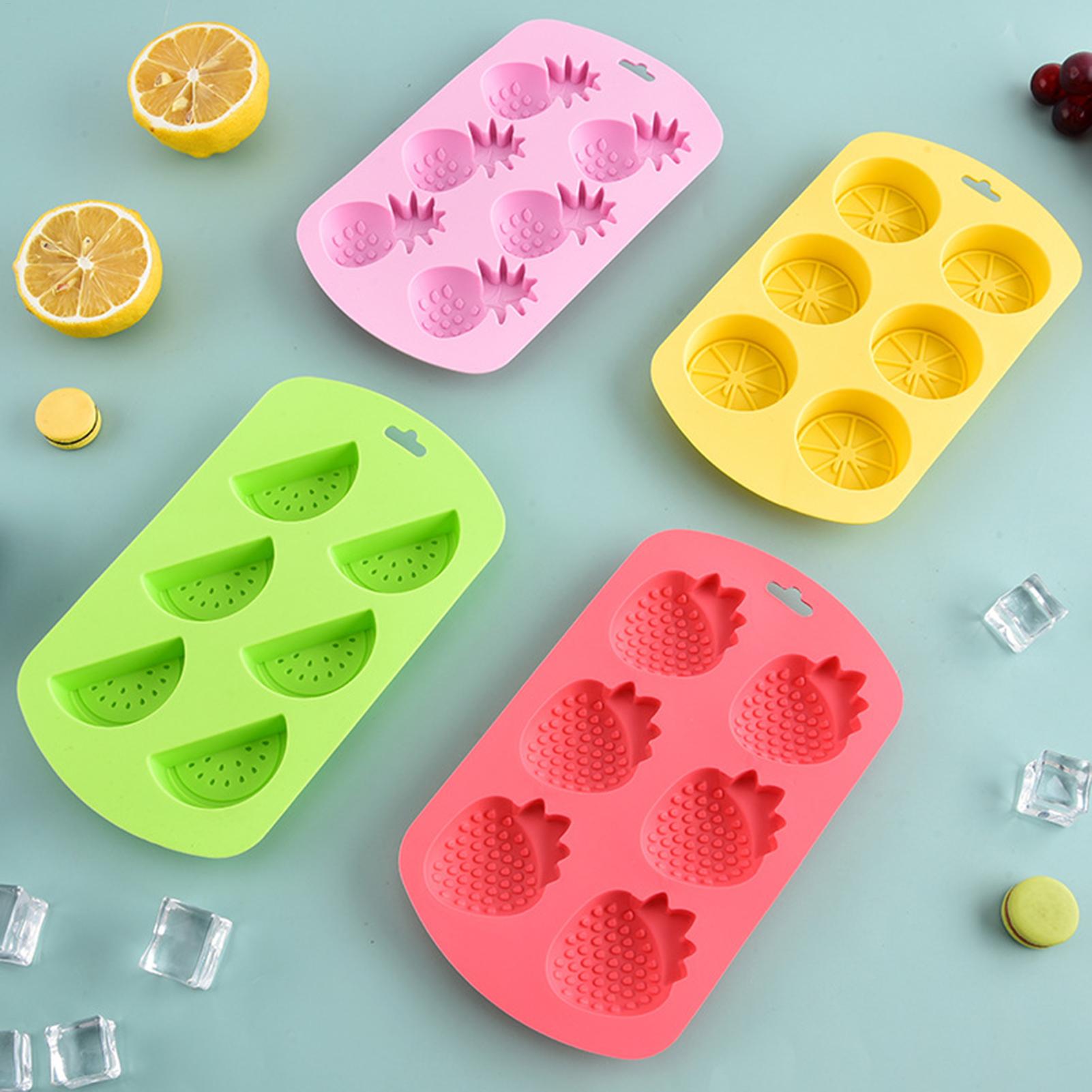 6 Cavity Fruit Shaped Silicone - Kitchen Baking Supplies incelemesi ve fiyatı