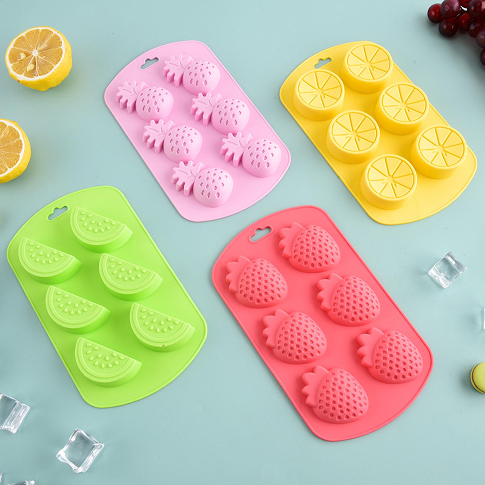 6 Cavity Fruit Shaped Silicone - Kitchen Baking Supplies incelemesi ve fiyatı