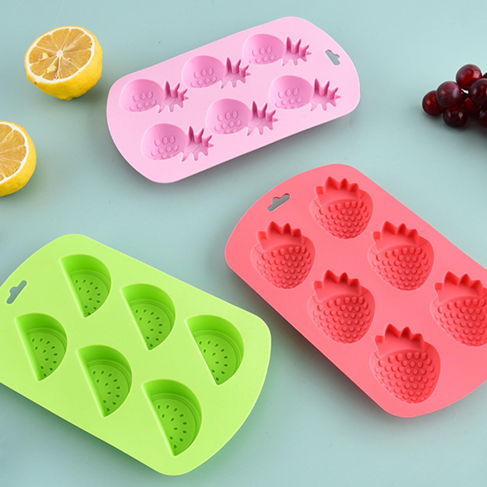 6 Cavity Fruit Shaped Silicone - Kitchen Baking Supplies incelemesi ve fiyatı