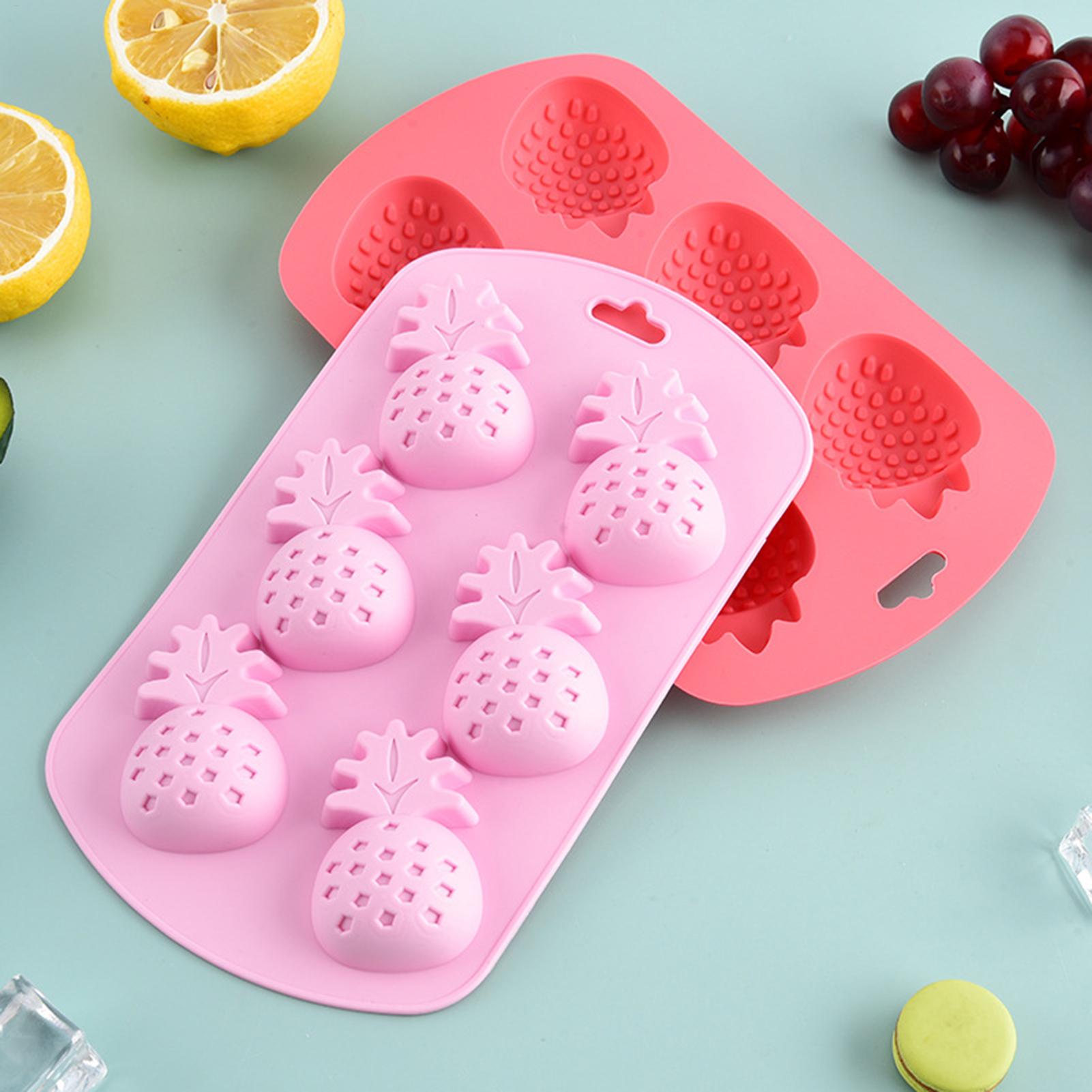 6 Cavity Fruit Shaped Silicone - Kitchen Baking Supplies incelemesi ve fiyatı