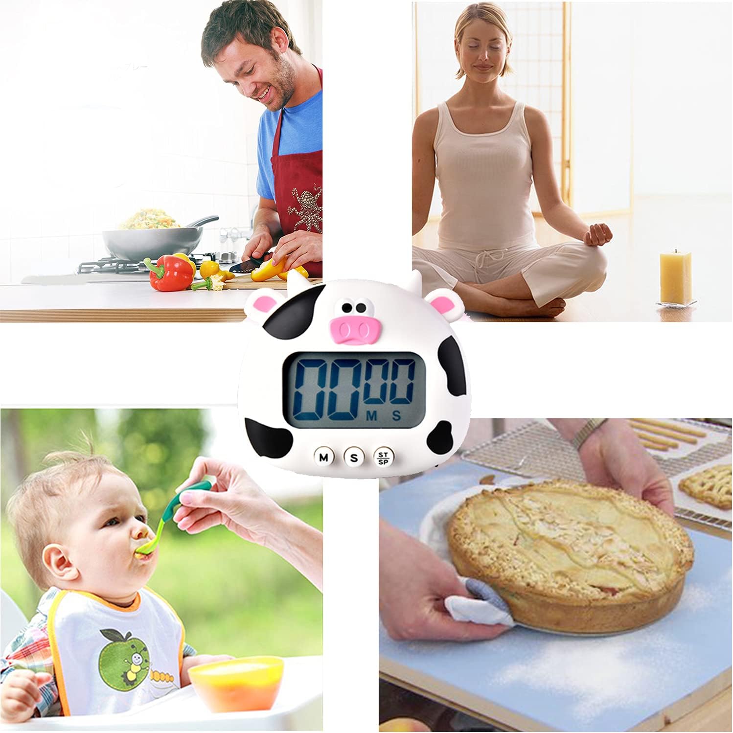 Cute Cow Kitchen Timer, Digita - Kitchen Baking Game incelemesi ve fiyatı