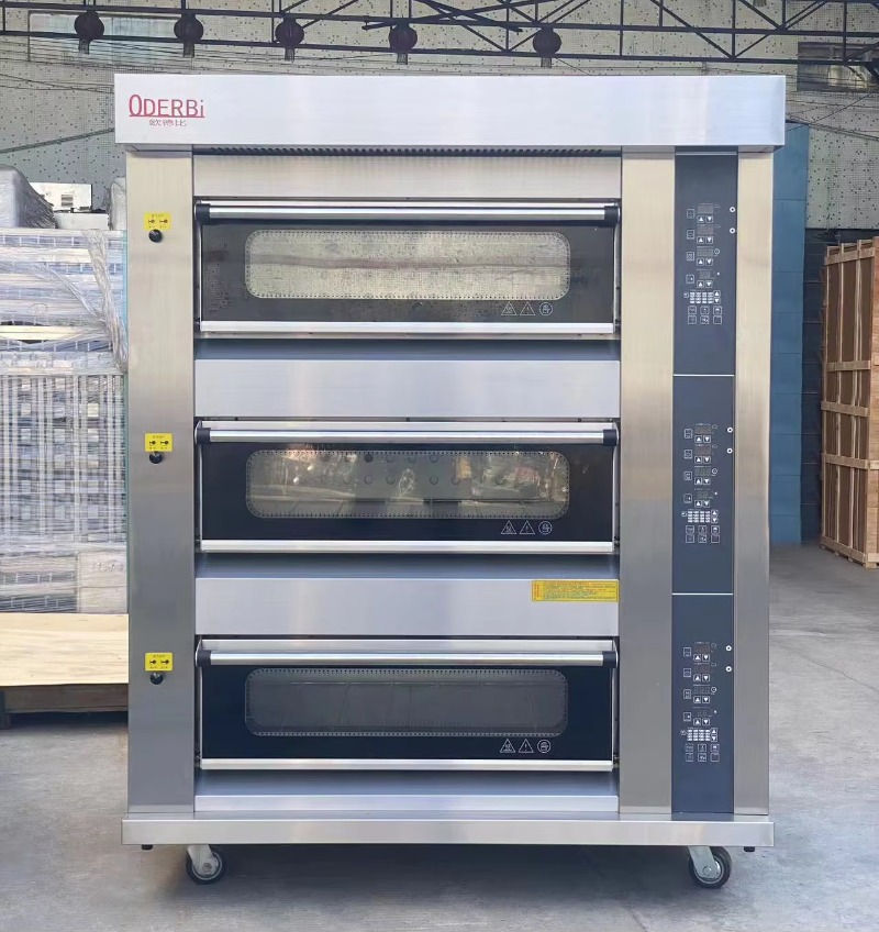 Customized Commercial 3 Deck 6 - Commercial Kitchen Baking Oven incelemesi ve fiyatı