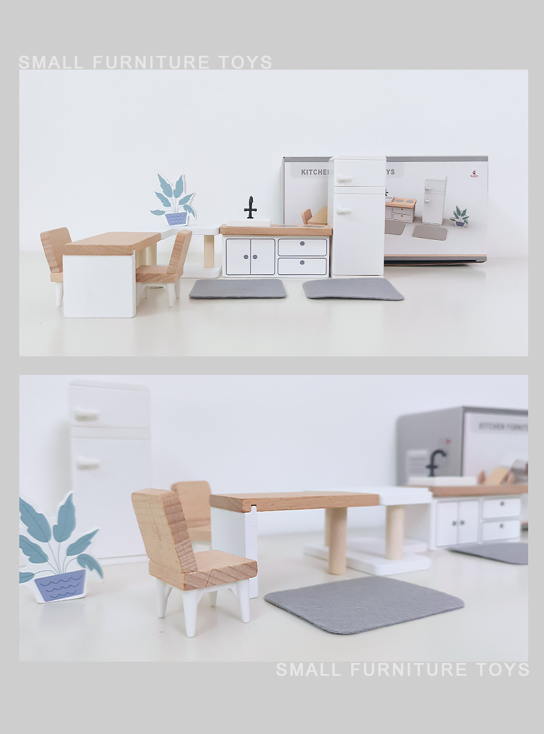 Modern dollhouse furniture kit - Kitchen Queen incelemesi ve fiyatı