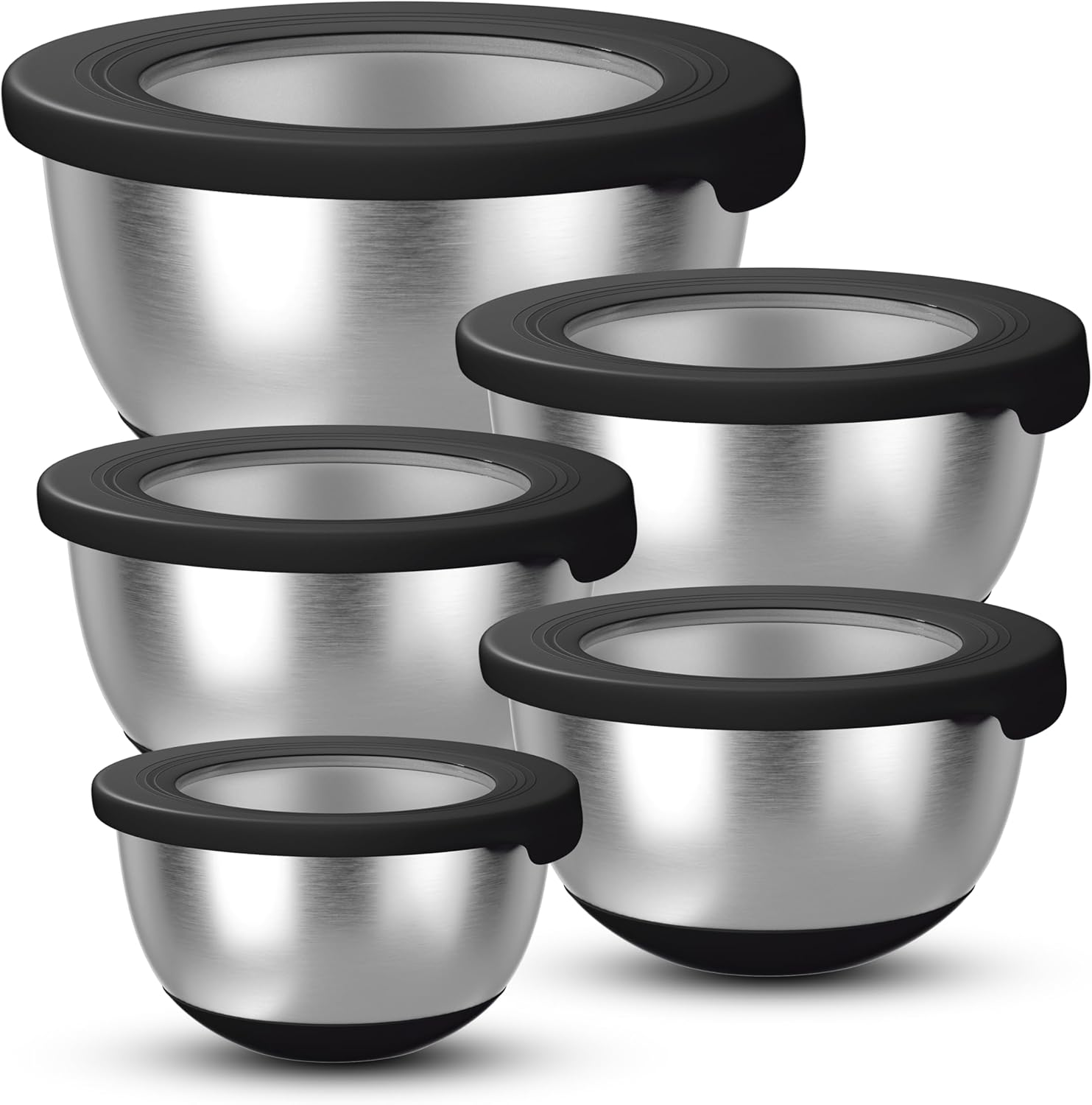Stainless Steel Mixing Bowls w - Kitchen Baking Cooking incelemesi ve fiyatı