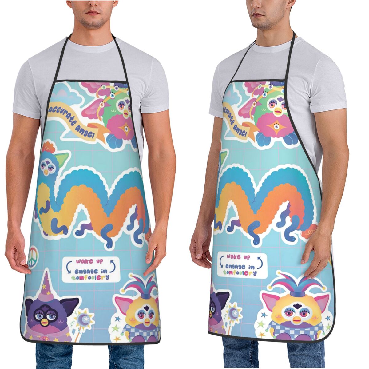 Nightmare Furby Cartoon Aprons - Kitchen Nightmares Baking incelemesi ve fiyatı