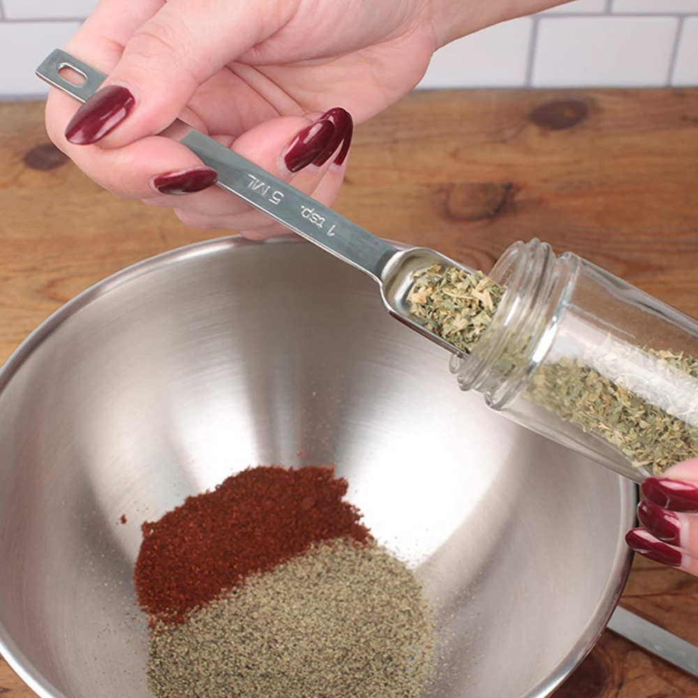 6Pcs Stainless Steel Measuring - Baking Powder Kitchen incelemesi ve fiyatı
