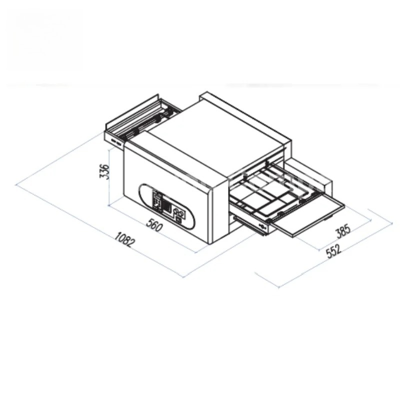 12 20 32 Inch Pizza Conveyor O - Commercial Kitchen Baking Equipment incelemesi ve fiyatı