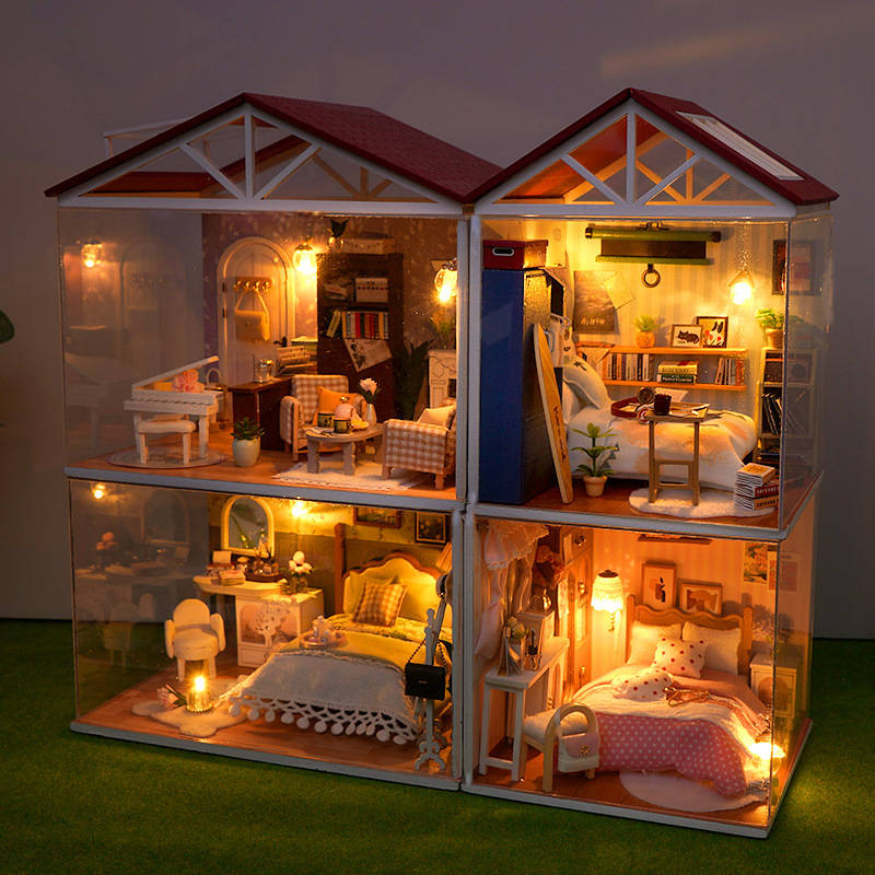 DIY Wooden Dollhouse Mini Bedr - Kitchen Queen incelemesi ve fiyatı