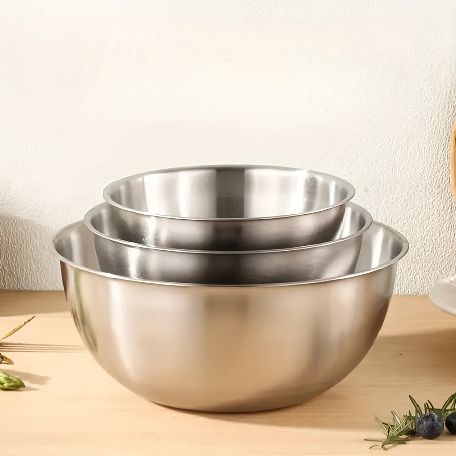 3pcs Stainless Steel Salad Bow - Kitchen Baking Cooking incelemesi ve fiyatı