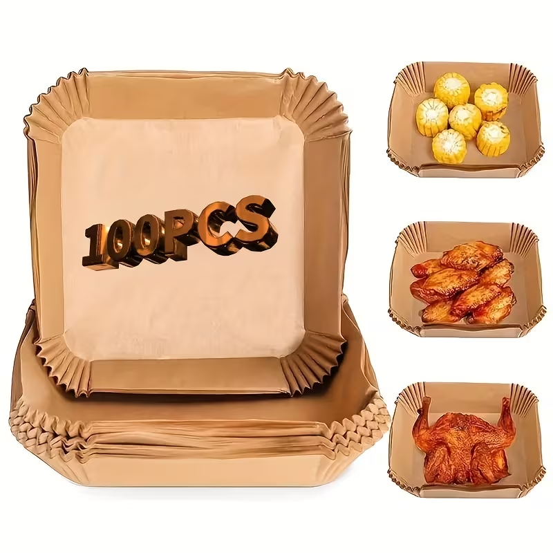 50Pcs Air Fryer Disposable Pap - Kitchen Baking Sheets incelemesi ve fiyatı