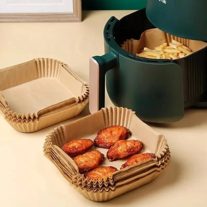 50Pcs Air Fryer Disposable Pap - Kitchen Baking Sheets incelemesi ve fiyatı