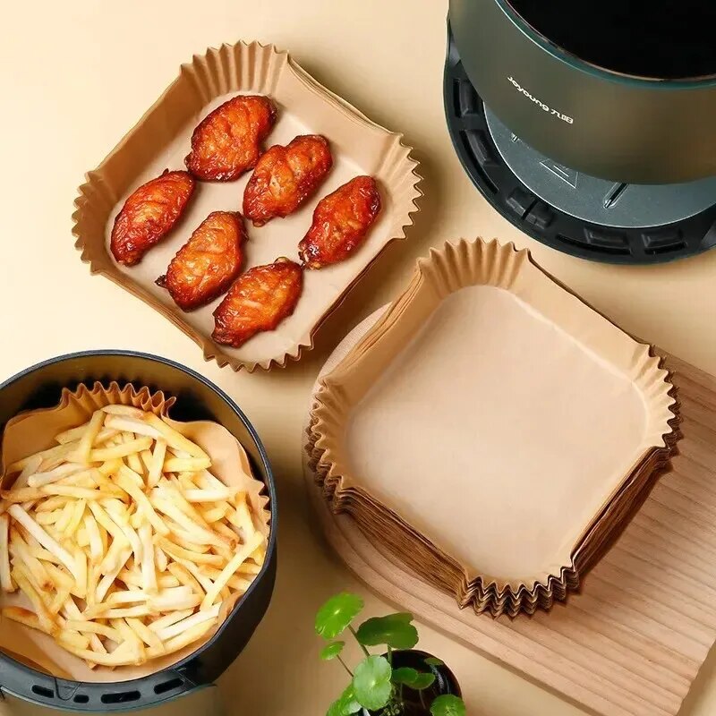 50Pcs Air Fryer Disposable Pap - Kitchen Baking Sheets incelemesi ve fiyatı