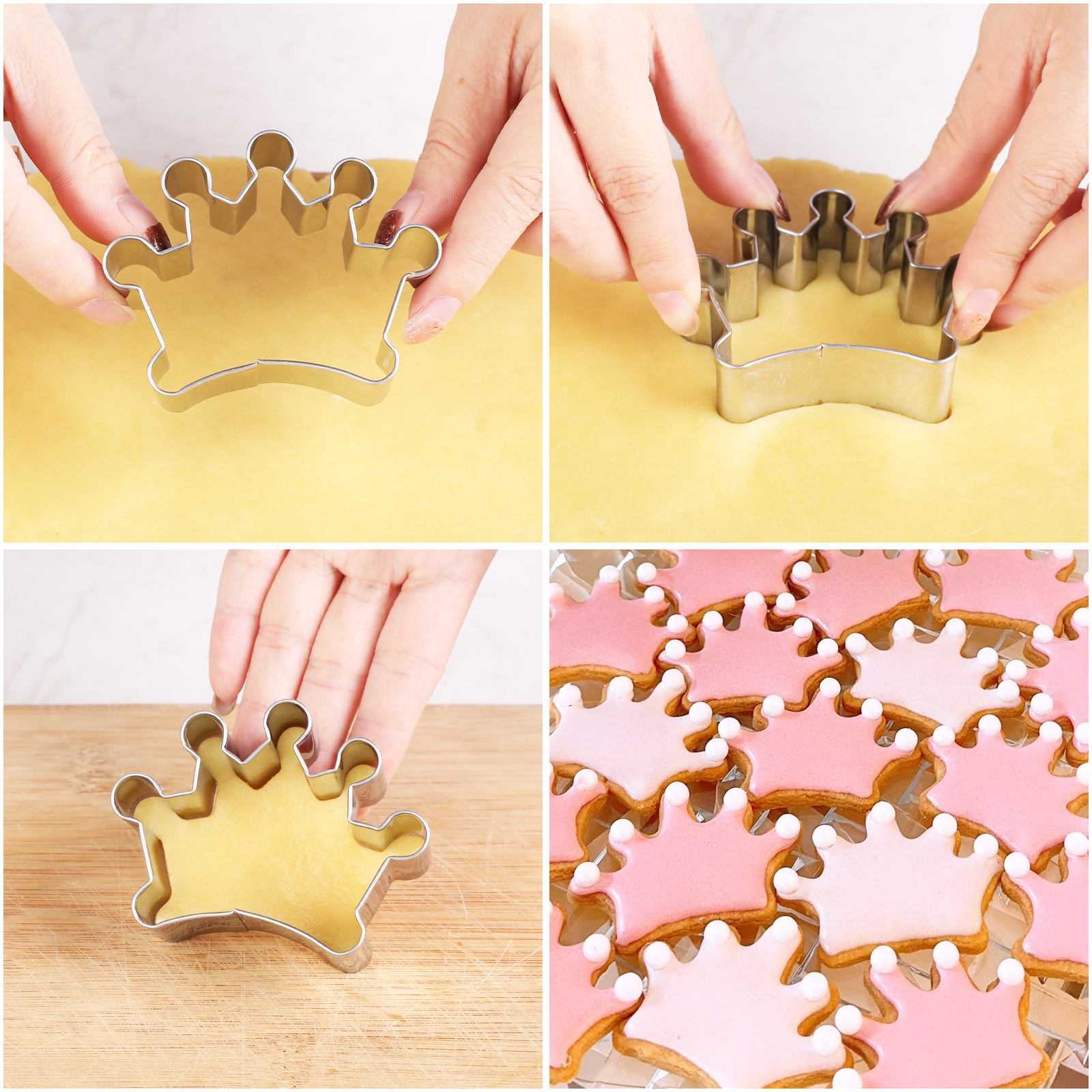 Crown Cookie Cutter Baking Coo - Kitchen Baking Supplies incelemesi ve fiyatı