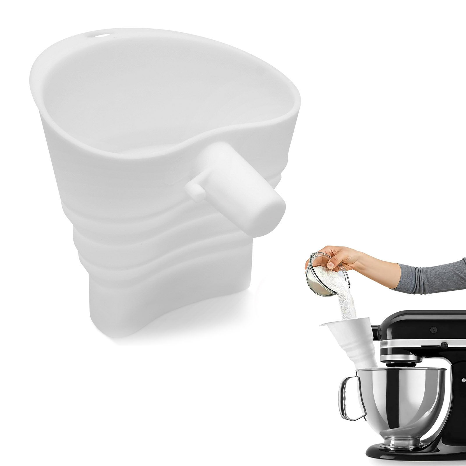 Silicone Flour Funnel for Kitc - Kitchen Baking Aid incelemesi ve fiyatı
