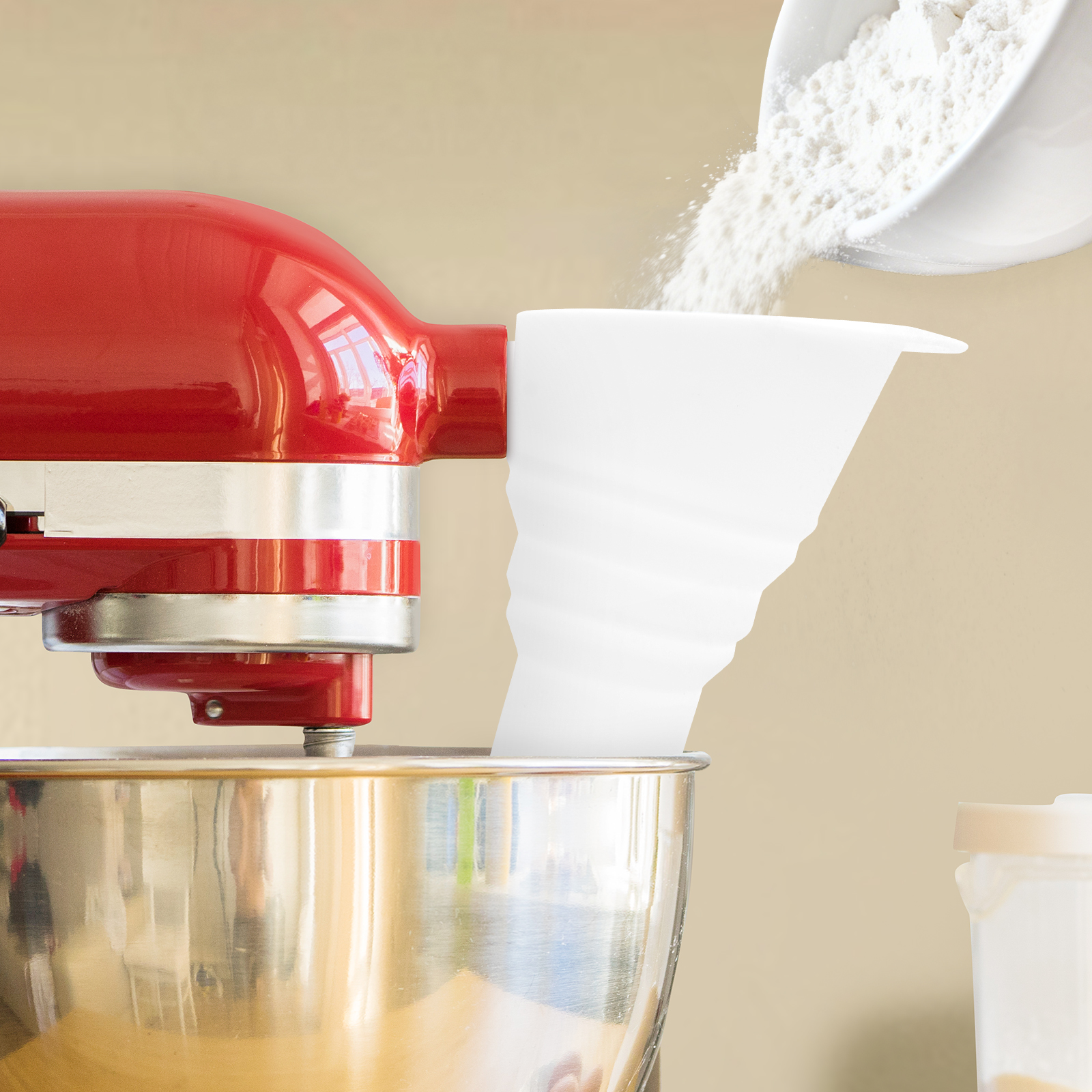 Silicone Flour Funnel for Kitc - Kitchen Baking Aid incelemesi ve fiyatı