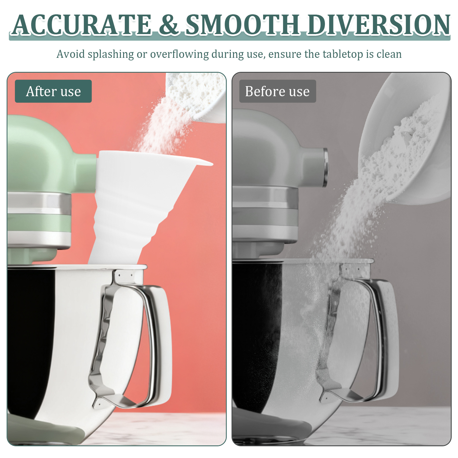 Silicone Flour Funnel for Kitc - Kitchen Baking Aid incelemesi ve fiyatı
