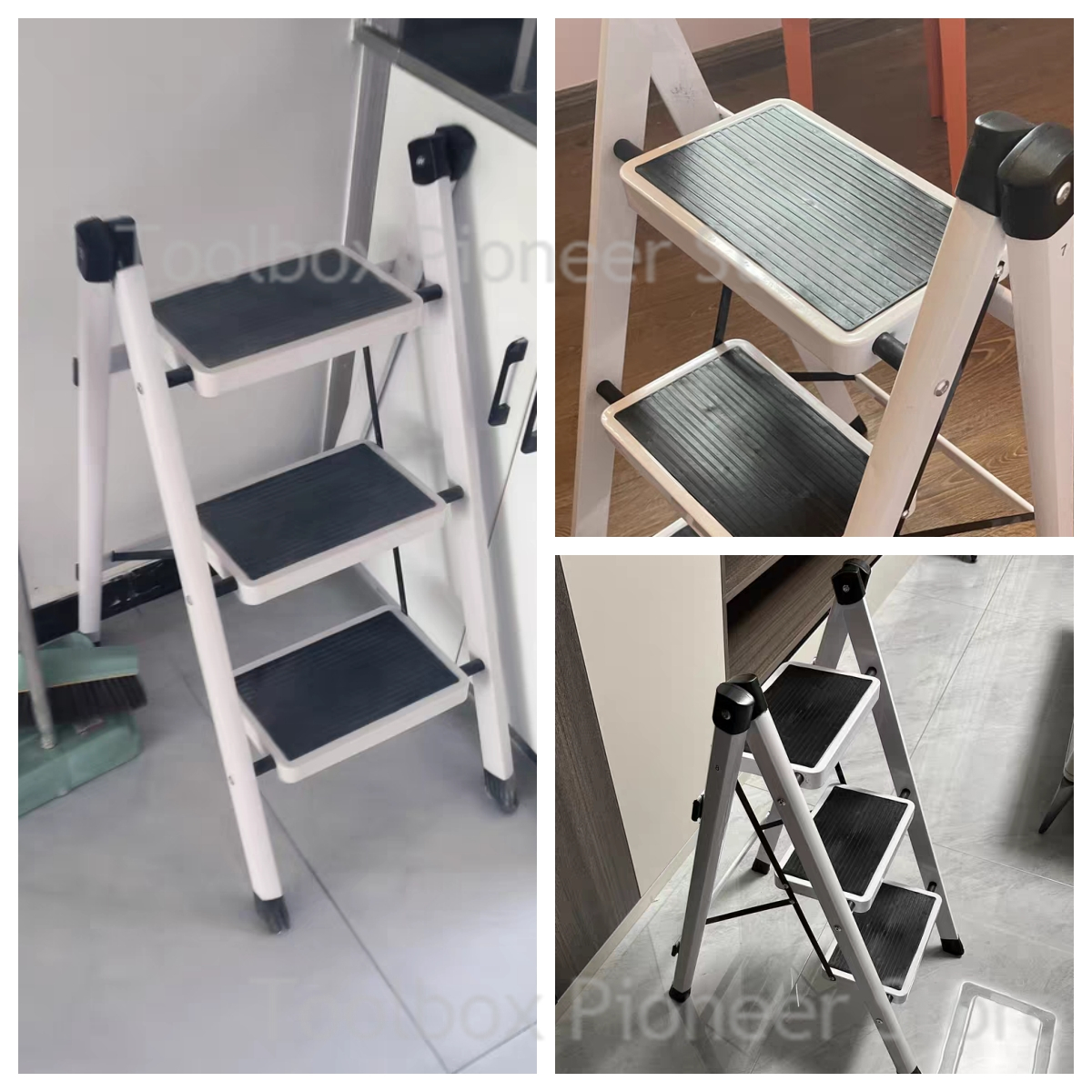 3-Step Foldable Ladder Chair W - Kitchen Queen incelemesi ve fiyatı